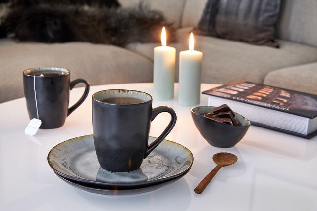 Grey Harmony taldrikud 4 tk