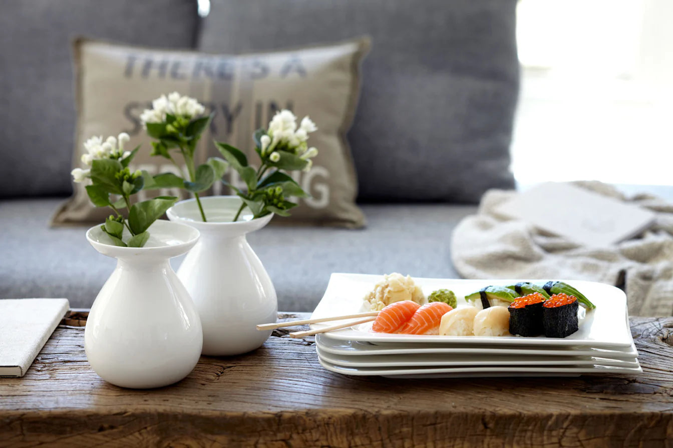 Valge Lilja suši-/võileivataldrik, 1 tk