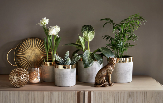 Camden lillepott kuldne 12 cm 2 tk