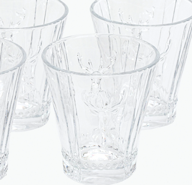 Highlands joogiklaasid 4 tk