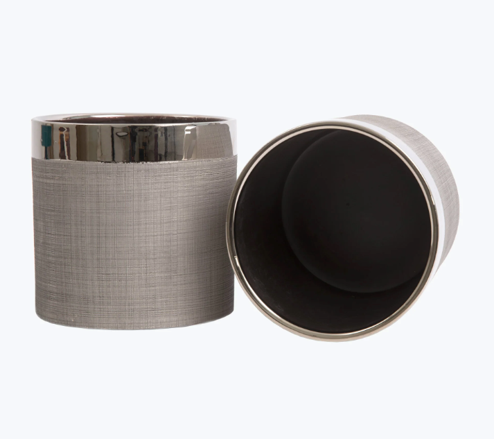 Camden lillepott hõbedane 15 cm 2 tk