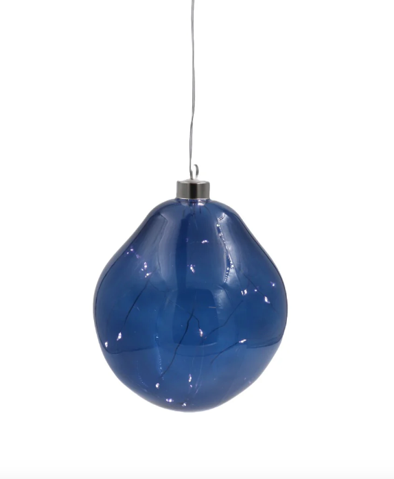 Ariel Blue küünlakaunistus 15 cm 1tk