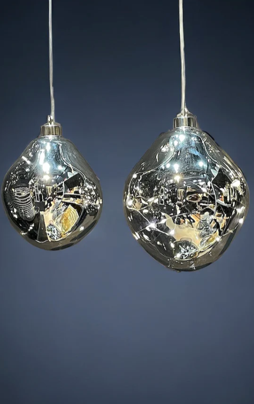 Ariel hõbedane küünlakaunistus 12 cm 1 tk