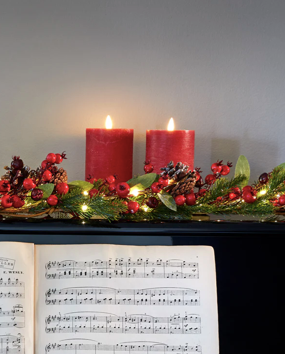 Meeleoluküünal punane 10 cm 1tk