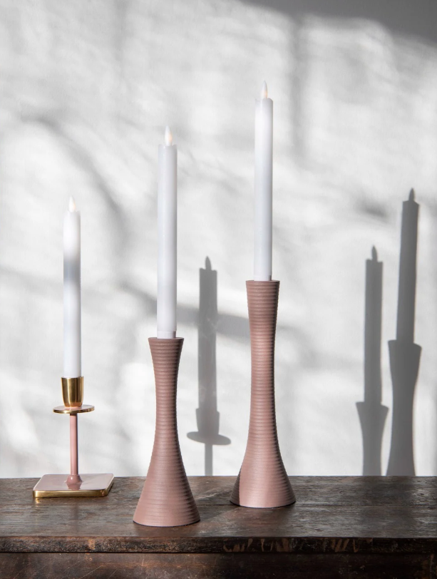 Shapes tolmuroosa küünlajalg, madal, 1 tk, kõrgus 20 cm