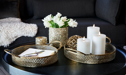 Ambience plokkküünal valge 10 cm 1tk