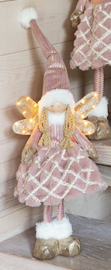 Valge Ingel seisab väikesel (50cm)